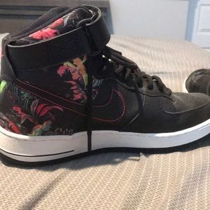 Nike Air Force “ black floral”